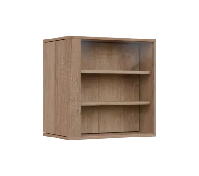 RE VTB - 350 vitrína s bočním výsuvem, 600x600x350, dub bardolino